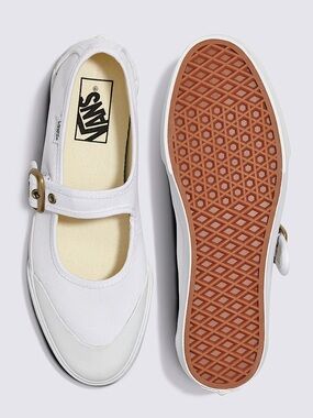 White Mary Jane Vans